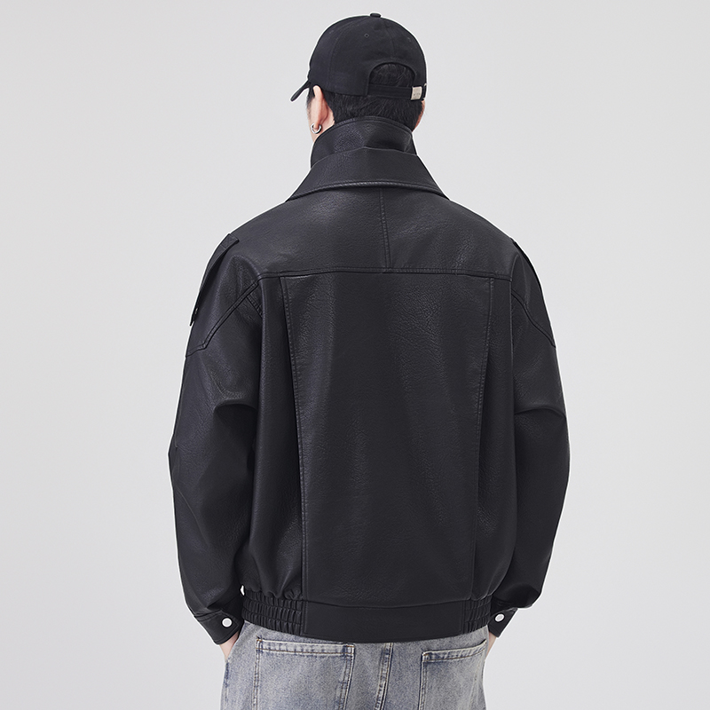 Autumn Winter Leather Jacket M - огляд і ціна Streetwear Brand Clothing